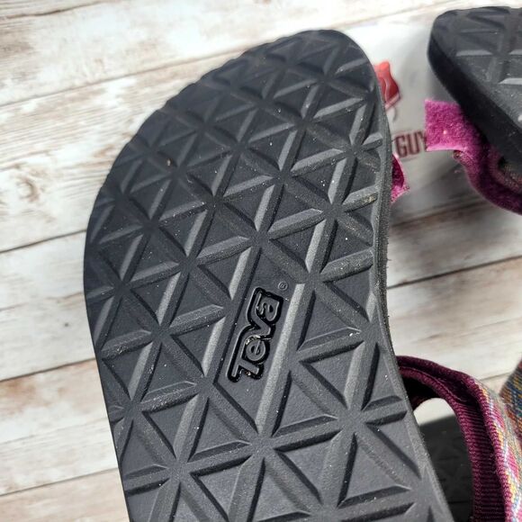 Teva Original Women's Size 8 Multicolour Universal Sport Sandals Straps Shoes - Picture 8 of 12